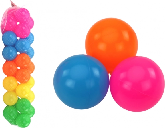Színes golyók készlete Műanyag medencegolyók 7 cm 30 db.