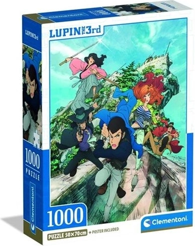 Puzzle Compact Lupin III 1000 darabos