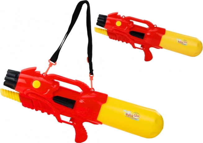 Nagy vízipisztoly 2850 ml-es tartállyal és állítható hevederrel