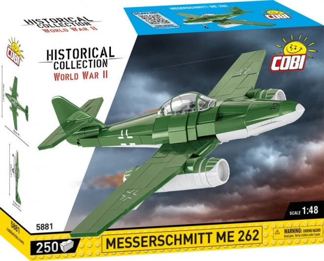 Messerschmitt Me 262 repülőgép-építő készlet – sugárhajtású vadászgép a 2. világháborúból