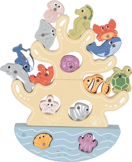 Egyensúlyozó korallzátony a stabilitás fejlesztéséhez