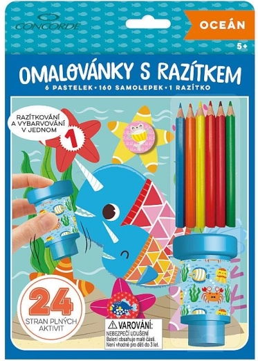 Színezőkönyv bélyegzővel CONCORDE Óceán