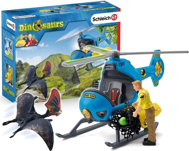 Schleich dinosaurs helikopter légi támadás 41468