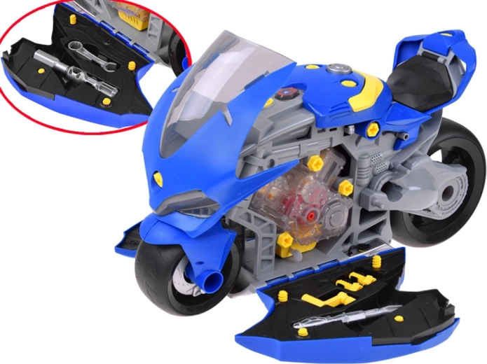 Kivehető motor mozgó alkatrészekkel