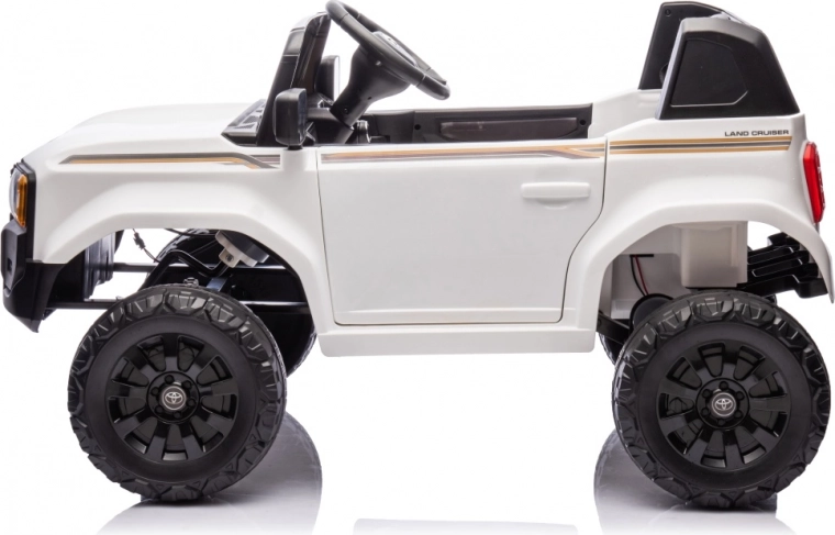 Toyota Land Cruiser Prado elektromos gyerekautó – fehér