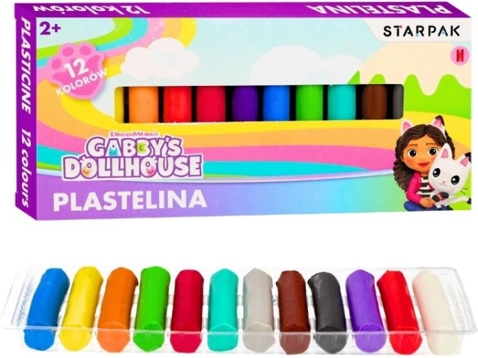 Gabby’s Dollhouse gyurma – 12 szín