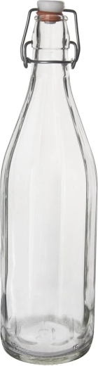Üvegpalack bügel csatos zárással, 0,5 l