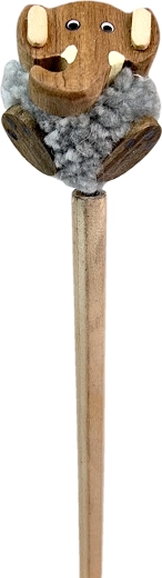 Fa ceruza pomponnal Elefánt 2Kids Toys