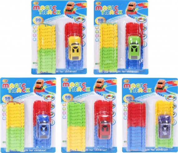 Gyerek pálya kisautóval 8 cm