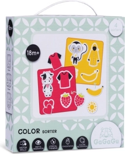 Gagagu színek felismerése – fa oktató puzzle gyerekeknek