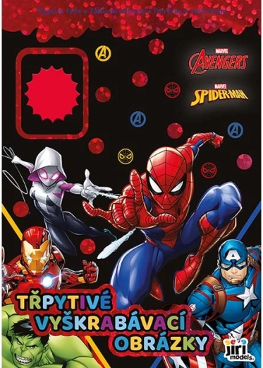 Csillámos Marvel kaparós képek