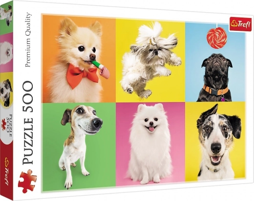 Kutyás Kollázs Puzzle 500 Darabos - Trefl