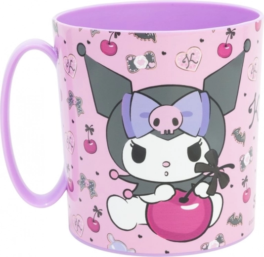 Műanyag bögrécske Kuromi 390 ml