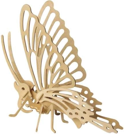 Fa 3D puzzle pillangó