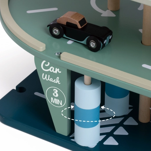 Autómosó és benzinkút a valósághű játékért