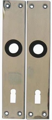 Ajtócímer 72/kulcs K 416 alumínium (1 pár)