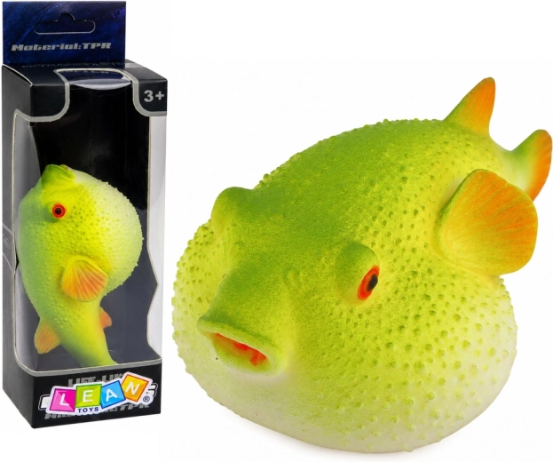 TPR gumifigura gömbhalról, 12 cm