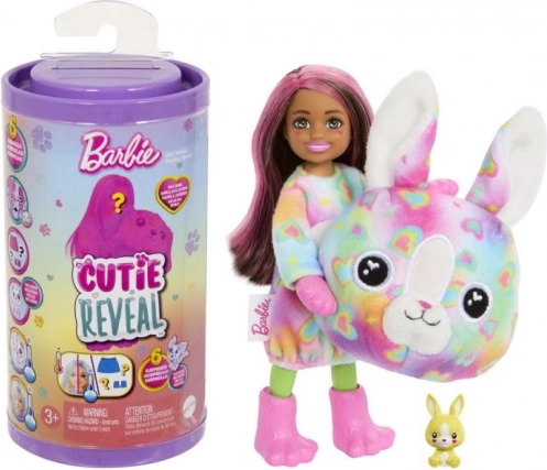 barbie cutie reveal chelsea színes álmok – meglepetés kisállattal és színváltással