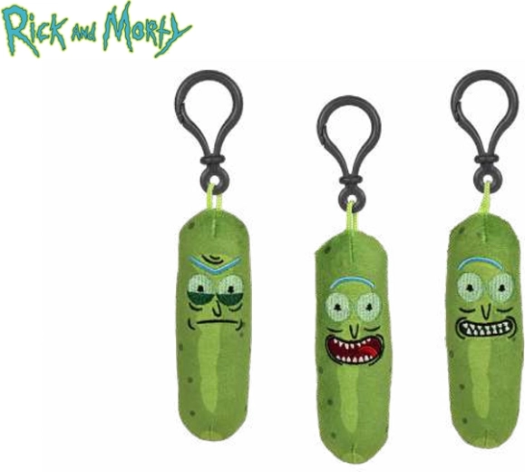 Plüss kulcstartó Pickle Rickkel a Rick és Morty sorozatból