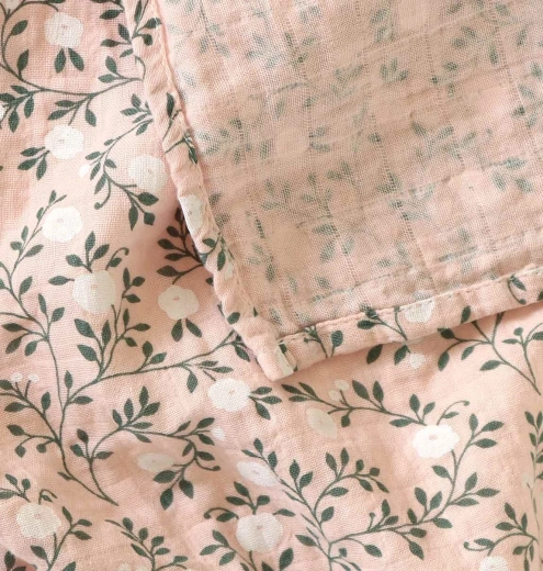 Muszlin pelenkák blossom 2 db – Poros rózsaszín
