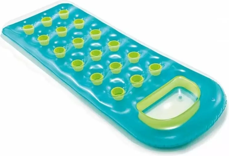 Felfújható strandnyugágy 188 × 71 cm zöld Intex