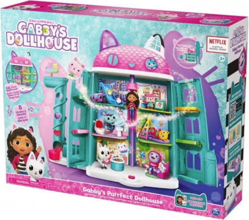 GABBY cicaház – Purrfect Dollhouse fényekkel és hangokkal