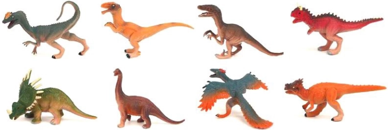8–12 cm-es dinoszaurusz figura – 1 db