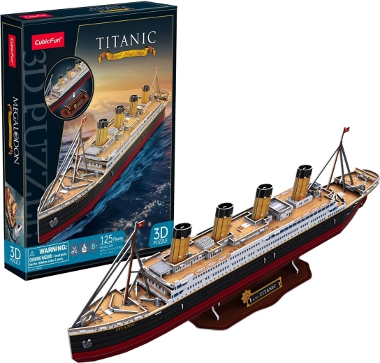 CubicFun 3D puzzle Titanic, 125 darab