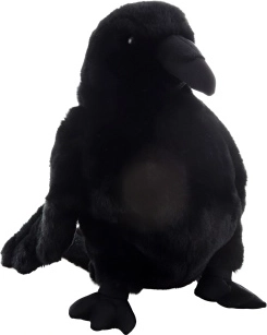 Környezetbarát plüss holló báb