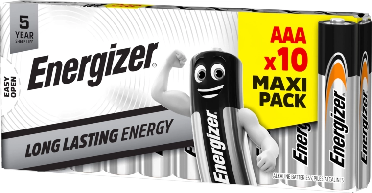 Alkáli elemek AAA 1,5 V ENERGIZER Everyday – 10 darabos csomag
