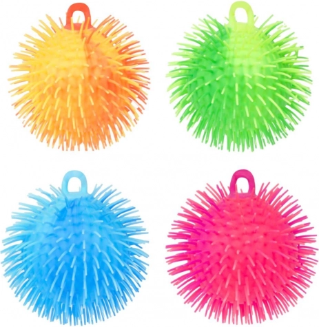 Antistressz szilikon szúrós gyúró labda 15 cm – 4 szín