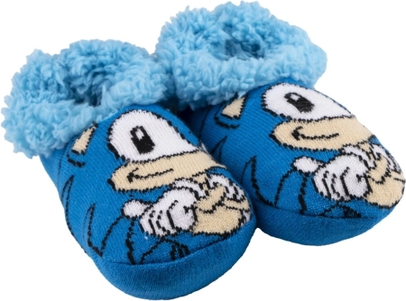 Gyerek benti mamuszok műszőrmével SONIC, kék