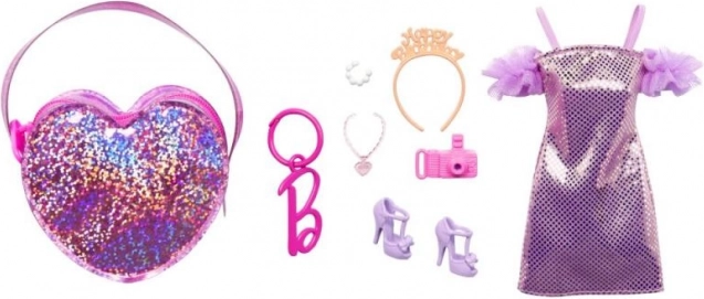 Barbie Divatszett prémium csíkos ruha
