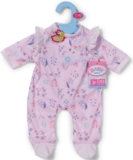 BABY born réklis kezeslábas Mezei virágok babához 43 cm