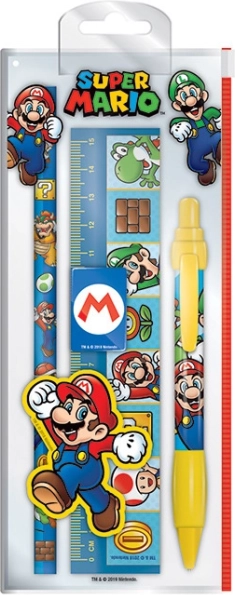 Super Mario írószer készlet