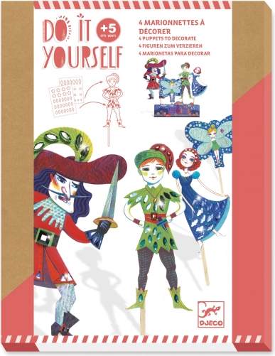 DIY Bábok Peter Pan a Djeco-tól