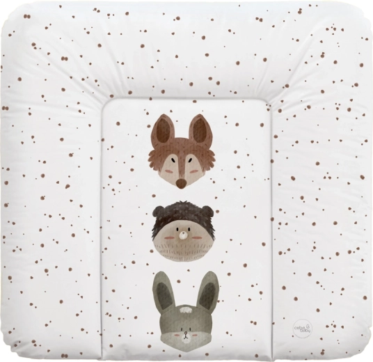 Ceba Baby puha pelenkázó alátét komódra Basic Cute Animals 75 × 72 cm