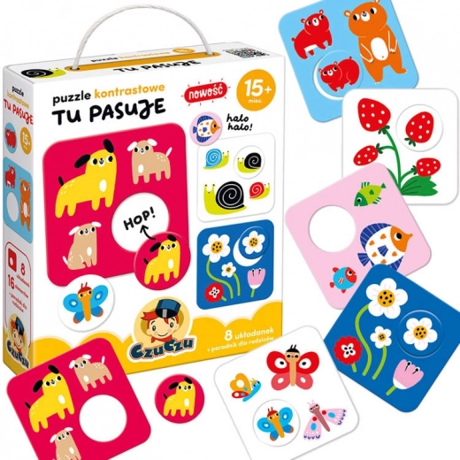 Kontrasztos puzzle CzuCzu Itt Passzol