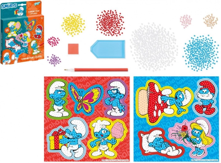 Kreatív gyémántfestő készlet HUPIKÉK TÖRPIKÉK