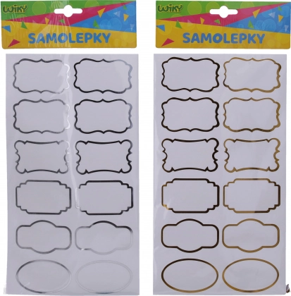 Matricák 14×25,5 cm fűszertartókra, névtáblák kerettel