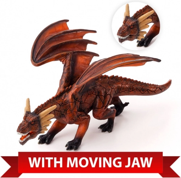 Mojo tűzokádó sárkány mozgatható állkapoccsal – Deluxe figura