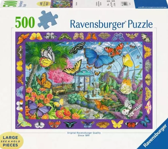 Ravensburger puzzle Pillangópavilon XXL 500 darab