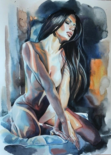 NORIMPEX gyémántfestés – női akt 30 × 40 cm