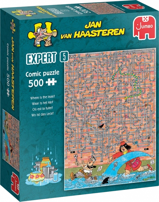 JUMBO Puzzle Jan van Haasteren Expert 5: Hol folyik, 500 darab