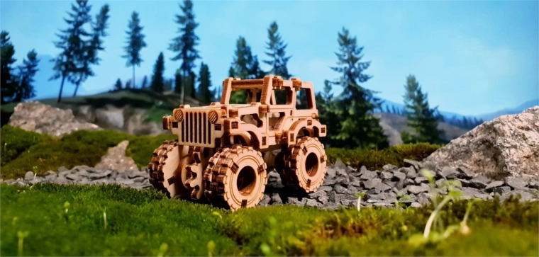 Működő mechanikus modell