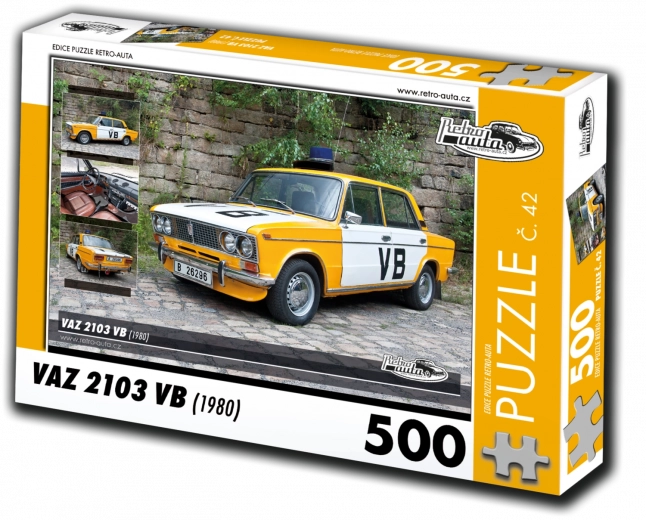 Puzzle Retro autók Vaz 2103 VB (1980) – 500 darab