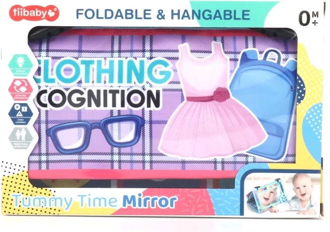 Puha 3 az 1-ben könyvecske a legkisebbeknek tükörrel és rágókával