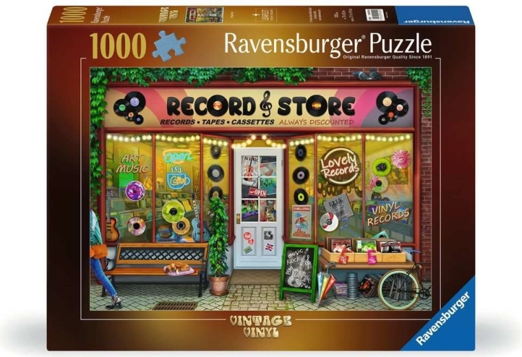 Ravensburger Vintage Vinyl puzzle, 1000 darabos