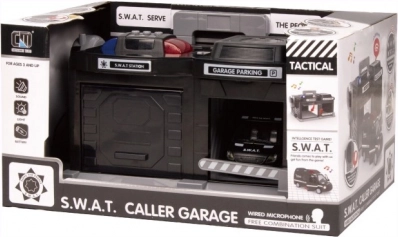 S.W.A.T. játékszett – garázs fénnyel és hangokkal