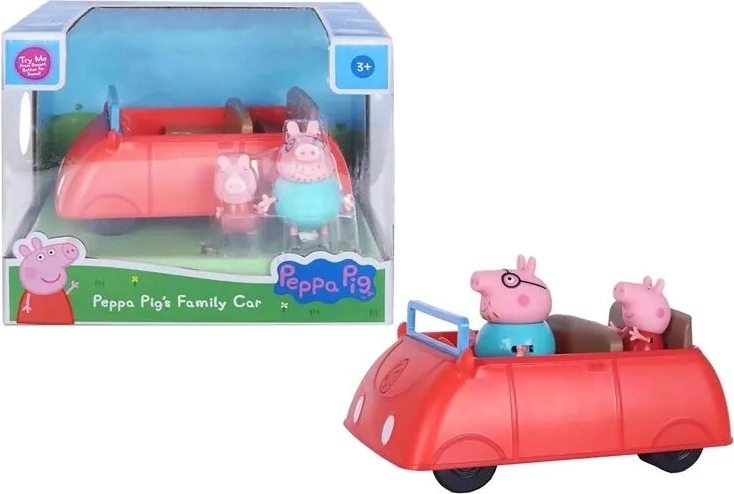 Peppa malac családi autó 2 figurával